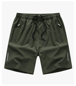 กางเกงวิ่งออกกำลังกายของผู้ชายแห้งเร็วมีกระเป๋าซิปกางเกงขาสั้นชายหาดแบบกำหนดเองฤดูร้อนสไตล์สตรีทแวร์100% โพลีเอสเตอร์ทันสมัย - Product Image 4