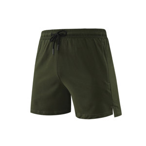 High Quality Summer Breathable <b>Men's</b> Gym <b>Shorts</b> Custom Color Athletic Casual Style with <b>Zip</b> <b>Pockets</b> Elastic Waist OEM Service - Product Image 4