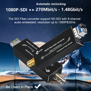 E-LINK Mini <span class=keywords><strong>HD</strong></span>-<span class=keywords><strong>SDI</strong></span> nhôm sợi Extender truyền lên đến 80km - Product Image 5