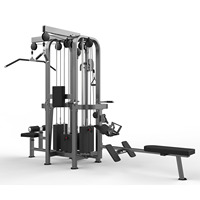 Machine de musculation multi-stations professionnelle 4 postes pour entraînement complet du corps par câble FM-2004