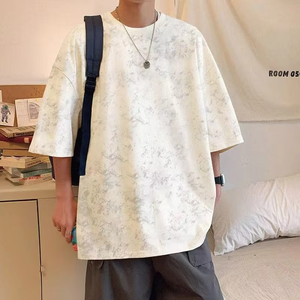 Camiseta para hombre de verano transpirable para hombre Tie Dye Camiseta de cuello redondo Cool Comfort verano Casual Top nueva tela de moda 2025 gran oferta de moda - Product Image 3