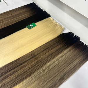 Venta al por mayor Super doble dibujado Raw proveedor de cabello vietnamita, hueso recto trama extensión de cabello humano, cutícula alineada trama del pelo - Product Image 2