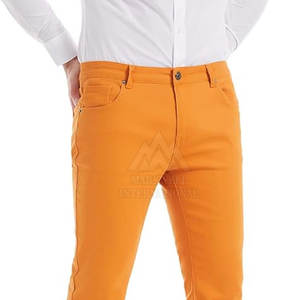Pantalones acampanados de corte clásico para hombre, pantalones de pierna ancha de mezcla de algodón transpirable para todas las estaciones, pantalones acampanados para hombre - Product Image 6