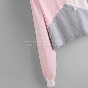 Nueva llegada de la ropa al aire libre sudaderas con capucha nueva moda transpirable Crop Top sudaderas con capucha para las mujeres de alta calidad Crop Top sudaderas con capucha - Product Image 5