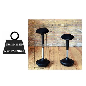 Elegante Silla de Plástico Moderna con Asiento Acolchado en Negro - Product Image 3