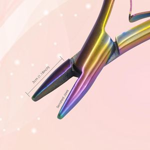 Cinta de extensión de pelo al por mayor-En alicates de presión cinta de silicona para presionar igualdad suave antideslizante agarre kit de herramientas de acero inoxidable - Product Image 4