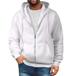 Sudaderas con capucha para hombre Loose Fit Zip Up Sudadera con capucha con cordón 2025 Otoño Casual Jersey de manga larga - Product Image 6