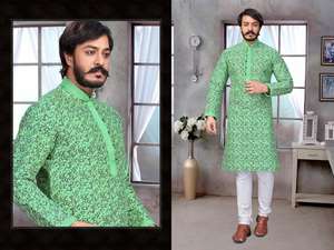 Shalwar Kameez de moda para hombres, última moda, calidad Premium en tendencia, Ropa Étnica, caballeros, Kurta, pijama Salwar kameez para hombres - Product Image 2