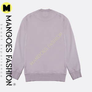 เสื้อสเวตเชิ้ตคอกลมมีฮู้ด ลายลาเวนเดอร์ ขอบคอ แขน และชายเสื้อแบบริบ  ผ้าฝ้าย/แคนวาส ระบายอากาศได้ดี  สำหรับผู้ชาย  ใส่ได้ในฤดูหนาว  สามารถปรับแต่งได้ - Product Image 3