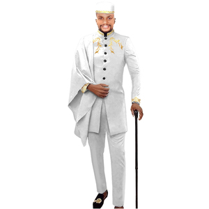 Ropa Islámica para Festivales, Estilo Pakistaní, Manga Larga con Pantalones, Vestimenta Islámica para Hombre - Product Image 4