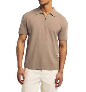 เสื้อโปโลผู้ชายแบบแห้งเร็วเสื้อกอล์ฟแขนสั้นลำลองระบายอากาศได้ดีติดโลโก้ได้ตามต้องการ - Product Image 1