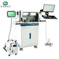 Machine de découpe, de dénudage et de marquage laser automatique de haute précision avec système MES pour la production de faisceaux de câbles