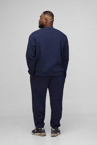 Sweat à capuche d'hiver pour homme tendance, manches classiques, col rond, 100% coton molletonné, respirant, imprimé personnalisé, écologique, noir foncé - Product Image 5