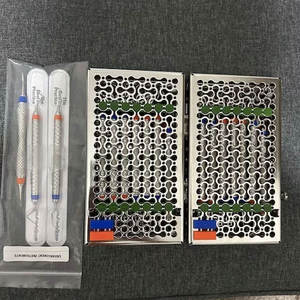 2 juegos de instrumentos de casetes dentales para higiene dental de Farhan Products & Co - Product Image 1