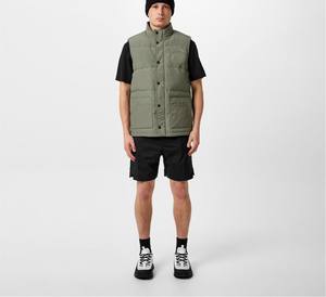 เสื้อกั๊กขนปลาปักเป้าสำหรับผู้ชายเสื้อแจ็คเก็ตสีพื้นคอตั้งระบายอากาศได้ดีแห้งเร็วสไตล์ใหม่สำหรับฤดูร้อน - Product Image 5