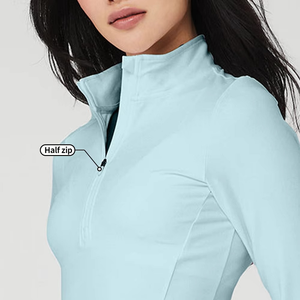 Manteau de sport d'hiver léger à manches longues pour femmes pour l'entraînement et le yoga veste active - Product Image 4