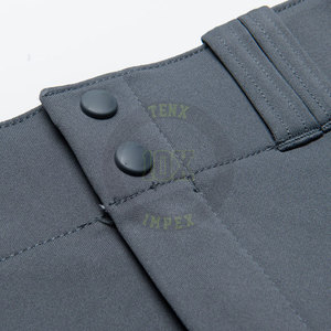 Pantalones de béisbol profesionales con cinturón Pantalones de béisbol de tela de doble costura aptos y duraderos - Product Image 3
