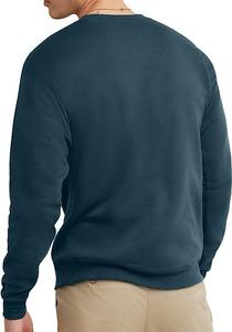 Vente en gros Sweat-shirt polaire éco-intelligent pour hommes Pull en coton mélangé Sweat-shirt à col rond - Product Image 2