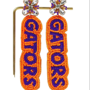 Boucles d'oreilles clous brodées de perles de rocaille, bijoux fantaisie, fabriquées à la main en Inde, pour femmes et jeunes filles, idéales pour les fêtes, avec une broderie classique et magnifique - Product Image 3