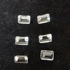 Natural <b>Crystal</b> Quartz 14x10mm Octagon Emerald Cut, clear Quartz Rectangle Cut, Semiprecious Stones for Jewelry clear Quartz - Product Image 5
