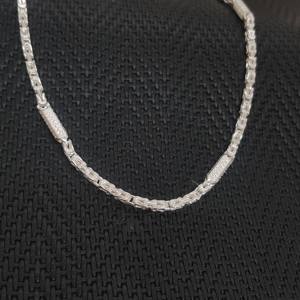 Collar de piedra de circón de Hip Hop bizantino de 4,6mm, collar de rey enorme para fiestas, joyería fina al por mayor, Plata de marinero para hombres - Product Image 3