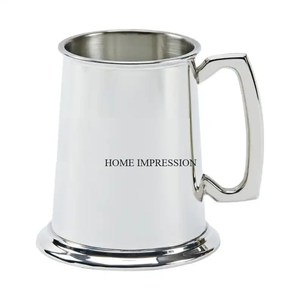 Wholesale Eco-Friendly Custom Hammer Brass Beer Moscow Mule Stainless Steel <b>Metal</b> Mug Shiny Polished Handmade Mugs And Cups - Product Image 5