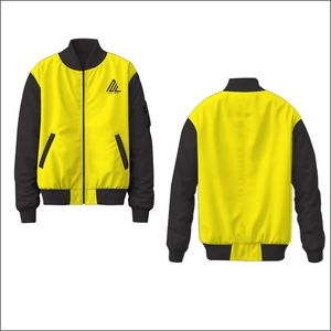 Eco-Friendly Varsity <b>Jacket</b> Front Logo High Street Style Factory Direct Full Zip Unisex Heavy Weight Pockets <b>Box</b> Fit Oversized - Product Image 4