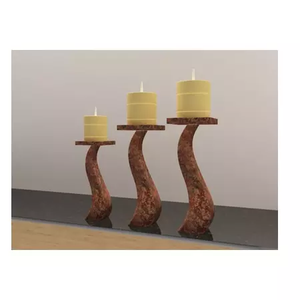 Candelabro de diseño de cristal para decoración del hogar, soporte de vela brillante para interior y exterior, votivo - Product Image 3