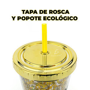 Durable <b>Plastic</b> Tumbler with Straw and Dome Lid - Product Image 5