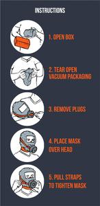 Mặt Nạ Phòng Cháy Chữa Cháy Khẩn Cấp Mũ Thoát Hiểm Cho Khách Sạn Bệnh Viện Tại Nhà Và Nơi Làm Việc - Product Image 3