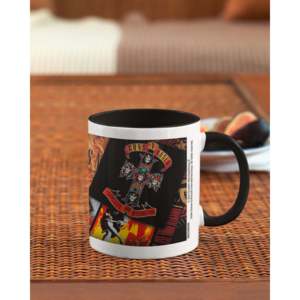 Guns N' Roses Vintage Modern Classic <b>Mug</b> Album Collage Eco-Friendly Pottery Accessory <b>Lid</b> 300ml/400ml/500ml Capacity Good Cost - Product Image 3
