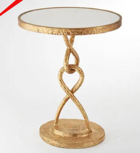 Table centrale en forme de cravate dorée la plus vendue pour le salon - Product Image 5