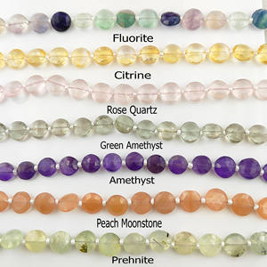 Perles de forme ronde facettées en améthyste verte de 8 à 9 mm, 20 à 22 perles dans un fil de 8 pouces, fabrication de bijoux en améthyste verte, pierre de naissance, perle de forme ronde - Product Image 5