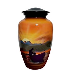 Venta a nivel mundial de urnas de cremación para adultos con acabado de madera de colección de cenizas de calidad suprema de la India - Product Image 1