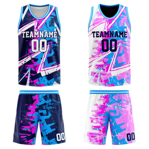 2025 Venta caliente Personalizar Trajes de baloncesto Nuevo diseño Uniforme de baloncesto Uniformes de baloncesto baratos Diseño de servicio OEM ODM - Product Image 2