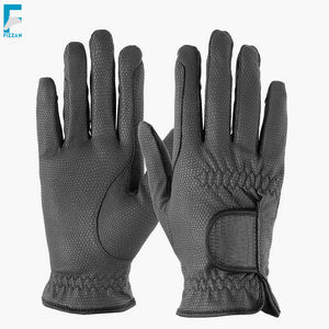 Fizzan International personnalisé unisexe professionnel équestre gants d'équitation en cuir synthétique poignées hiver Anti-Split - Product Image 2