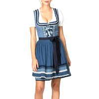 2025 traditionnel Oktoberfest femme belle Trachtenmode Dirndl robe allemande Bavière broderie vichy Mini ensemble adultes