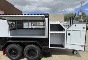 Remorque de menuiserie 240v par BIGMAN TRAILER, blanche, 3500 kg ATM, grande capacité de chargement et utilitaire - Product Image 4