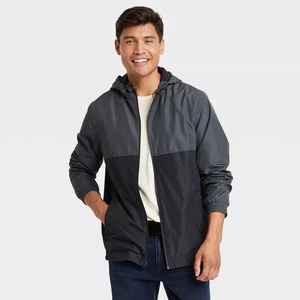 Custom Men's High Quality Canvas <b>Windbreaker</b> Jackets Waterproof Breathable Windproof Reversible Winter Casual Coat - Product Image 1