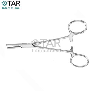 Halsted Mosquito Hemostatic Forceps 1x2 Dientes Rectos 14,0 cm Fórceps quirúrgicos de alta calidad instrumentos médicos vasculares arteriales - Product Image 5