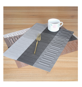 Alfombrilla de cuero con forma de gota de agua para comida, tapete antideslizante con partículas para hotel y hogar, precio barato, 100% - Product Image 4