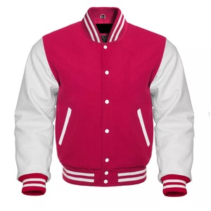 À la mode personnalisé hiver polaire veste hommes col montant Varsity Baseball Style avant Logo coupe-vent Mega Empire Letterman - Product Image 3