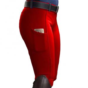 Pantalones de Montar a Caballo de Alta Calidad para Mujer, Elásticos en Cuatro Direcciones, de Spandex/Nailon, Antibacterianos, de Secado Rápido, con Bolsillos, Sin Costuras - Product Image 2