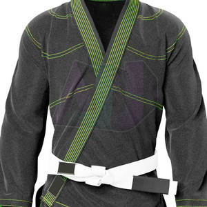 Tenue d'arts martiaux confortable, uniforme de BJJ, ensembles de kimono de Jiu-Jitsu, logo frontal, tenue d'entraînement lisse conçue pour une mobilité totale - Product Image 5