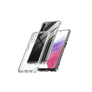 Coque de protection en silicone premium JoieCreatif pour Samsung Galaxy A34, 2 mm, antichoc, transparente, animation A53 S23 Plus - Product Image 1