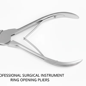 Pince à anneaux chirurgicales professionnelle |   Instrument médical réutilisable en acier inoxydable - Product Image 4