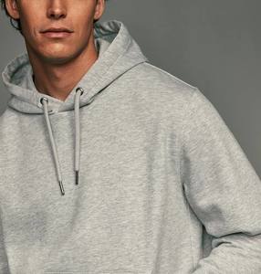 เสื้อฮู้ดของผู้ชายเสื้อฮู้ดผ้าฝ้ายโพลีเอสเตอร์100% สั่งทำโลโก้แบบสวมหัว - Product Image 6