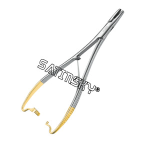 Instruments ophtalmiques microscopiques, pinces pour kystes des glandes tarsales, curette pour chalazion Meyerhoefer, fabriquées en acier AISI 420 - Product Image 2