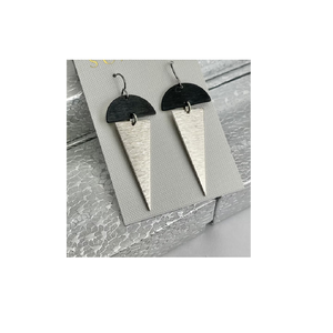 Songkran ต่างหูโลหะสองอัน2025ในงานเทศกาลเครื่องประดับสำหรับปีใหม่ต่างหูเม็ดสี่เหลี่ยมเล็กๆต่างหูรูปทรงเรขาคณิต - Product Image 1