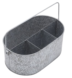 Caddy en métal galvanisé durable Meilleure qualité Accessoires pour la maison et les ustensiles de cuisine Maison Chambre d'hôtel Restaurant - Product Image 5